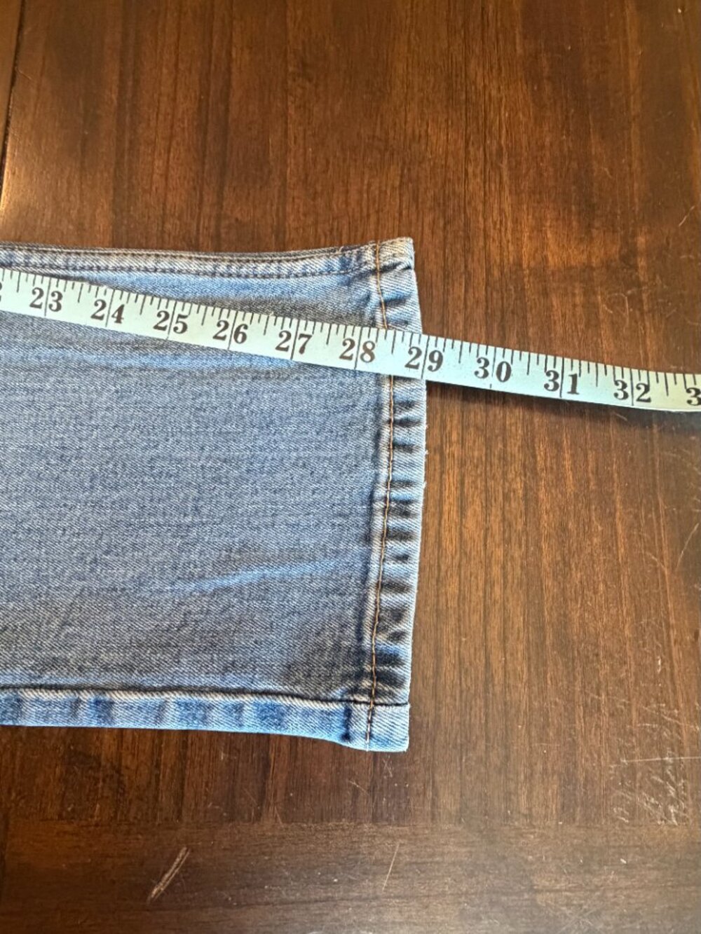 Levi's Men's 513 Slim Straight, Medium Wash Jeans, Size 33x30 - Picture 10 of 10